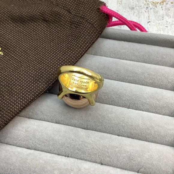 Kate Spade Rose Gold Sphere Ring size 7 - Picture 3 of 5